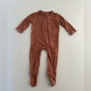 Kyte bamboo sleeper brown color size 0-3mo